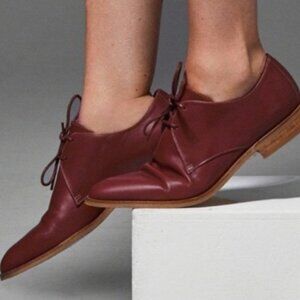 Everlane Modern Oxfords, Burgundy/Oxblood, Tie, Size  9